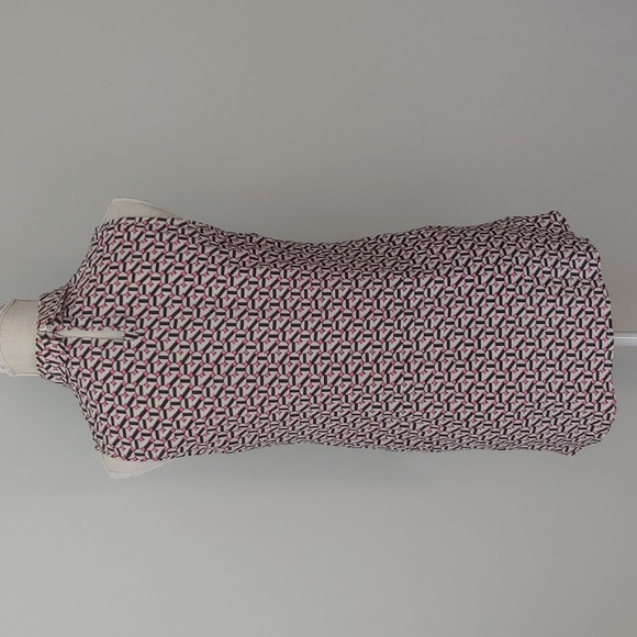 Tyler Boe sleeveless tunic, mock neck geo print, sz XS, new - Picture 6 of 14